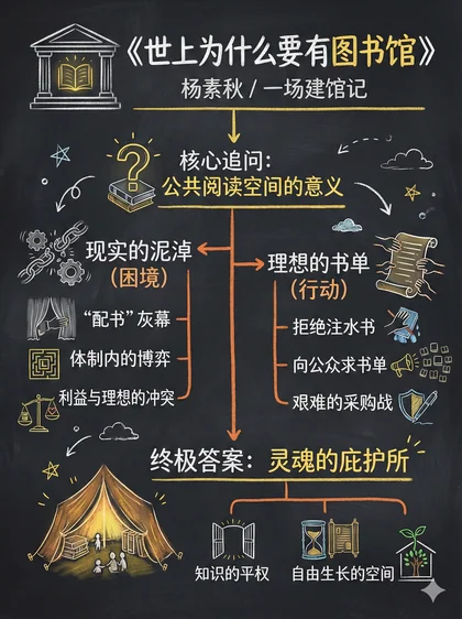 世上为什么要有图书馆 · 黑板图解