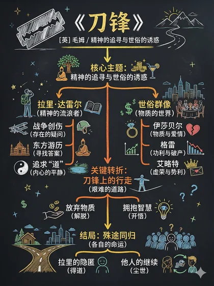 刀锋 · 黑板图解