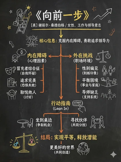 向前一步 · 黑板图解