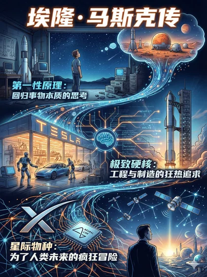 埃隆·马斯克传 · 封面印象