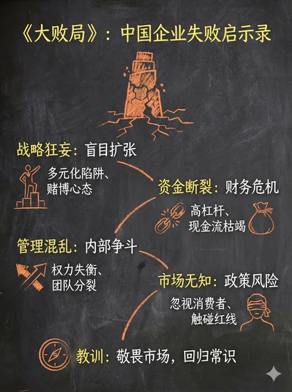 大败局 · 黑板图解