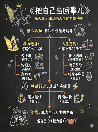 把自己当回事儿 · 黑板图解