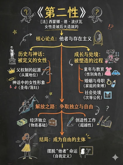 第二性 · 黑板图解