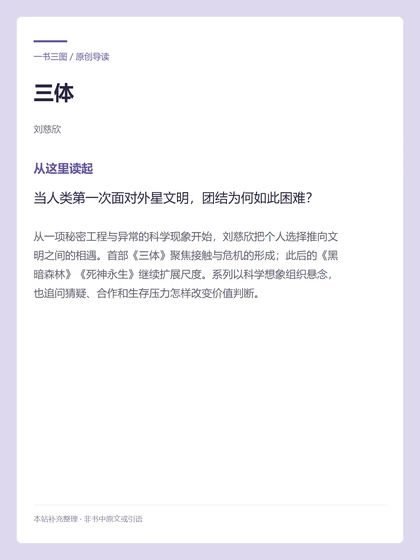三体 · 从这里读起